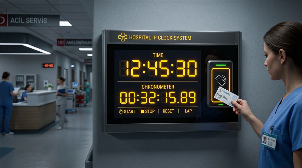 IP Saat & Kronometre Sistemi